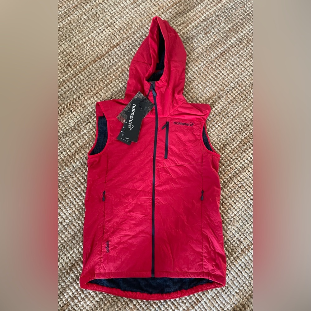 NORRONA LYNGEN ALPHA90 VEST MENS SMALL NWT